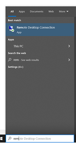 Remote Desktop Connection App