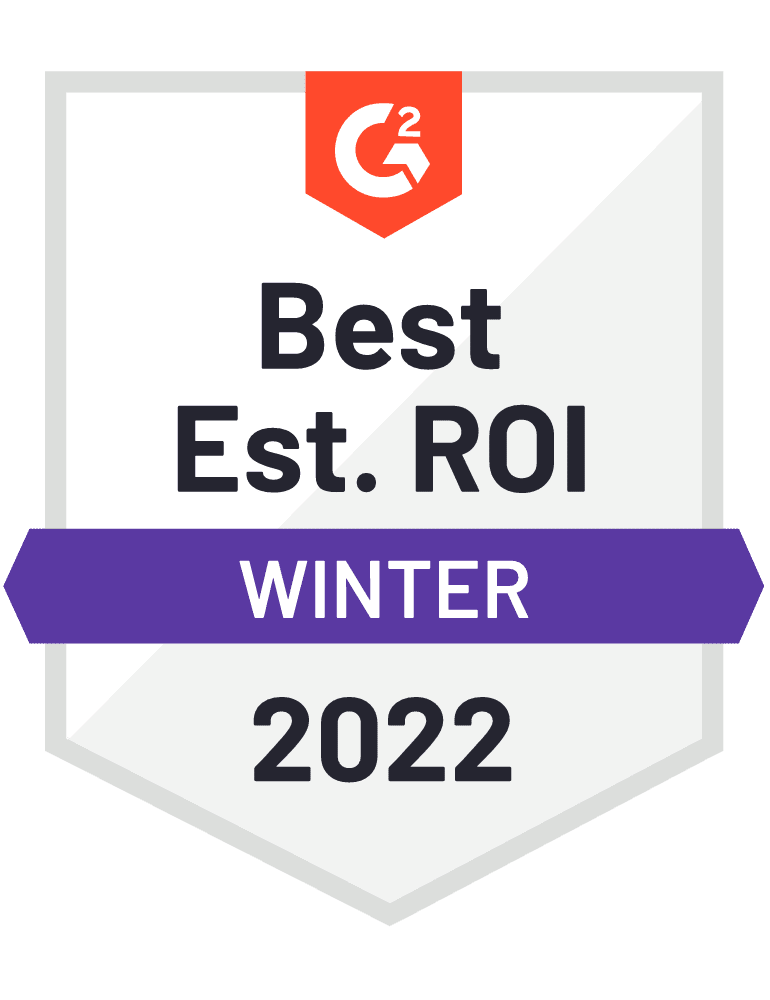 G2 Best ROI badge